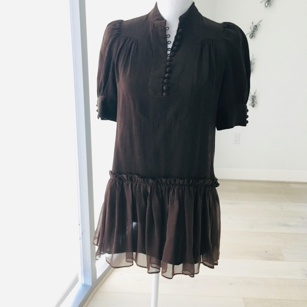 FRENCH CONNECTION BUTTON TUNIC SIZES S